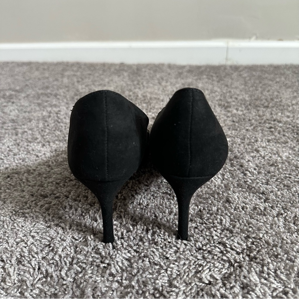 J.Crew Elsie Pumps Black Suede Women’s Size 10 NWOT 3 Inch - Picture 8 of 9